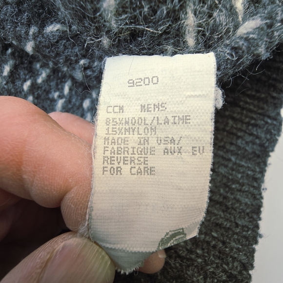 Woolrich Men's Pullover Sweater Large 85% Wool Made In USA - Picture 8 of 14